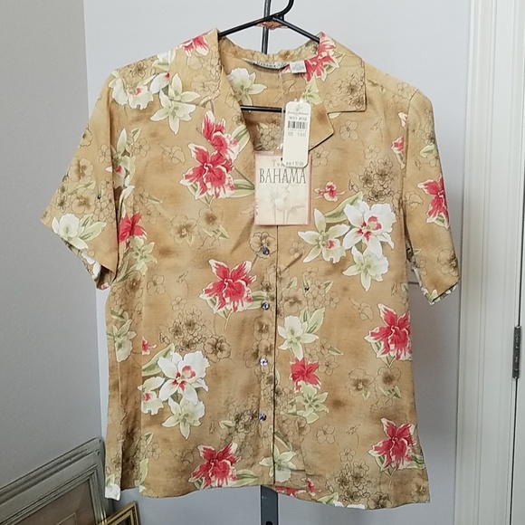 Tommy Bahama Tops - Tommy Bahama Orchid Sands Silk Top